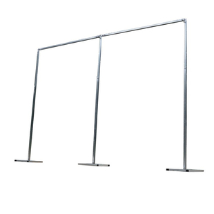 婚庆道具方管镀锌背景架伸缩杆背景沙幔架户外KT板背景支撑架升降