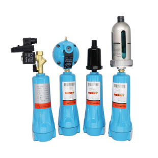 气泵空压机油水分离器压缩空气冷干机干燥小型除水气水精密过滤器