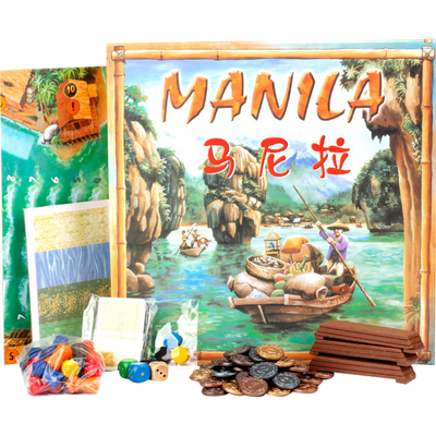 马尼拉中文版益智聚会桌面游戏