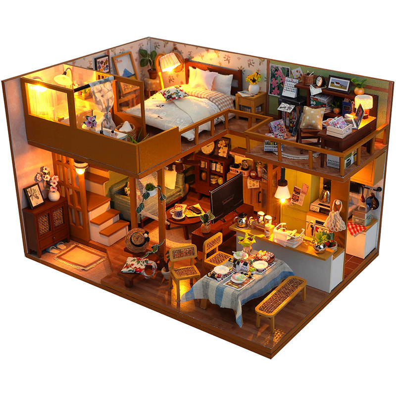 diy手工生日礼物治愈系小屋模型