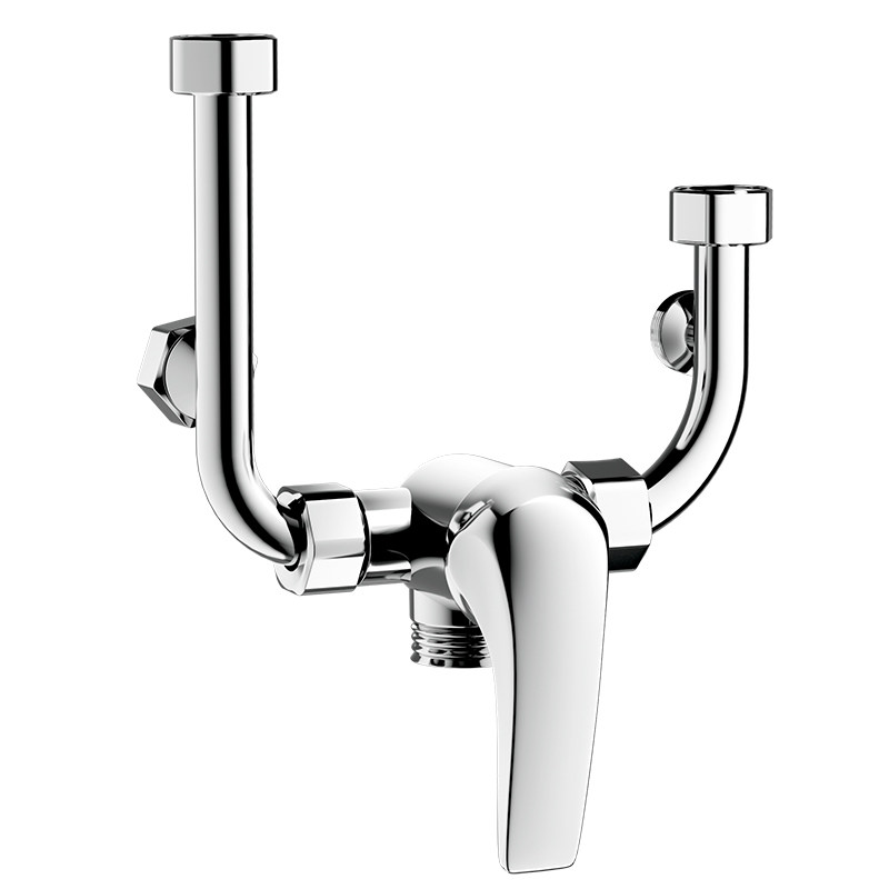 热水器U型混水阀冷热水龙头电热水器的配件配大全明装开关阀专用