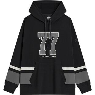 特步卫衣外套男款春秋官方圆领套头衫户外休闲运动服976329930295