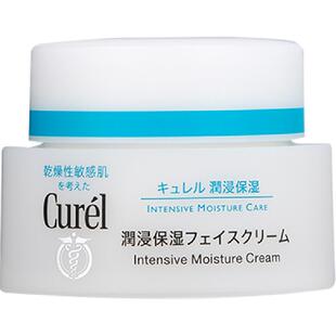 【下拉领淘金币更优惠】Curel/珂润保湿面霜敏感肌补水40g*1件