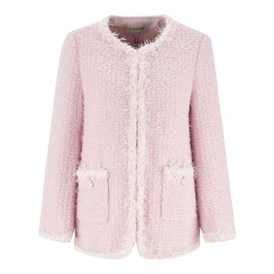 Lucidy/鲁思蒂小香风羽绒服外套