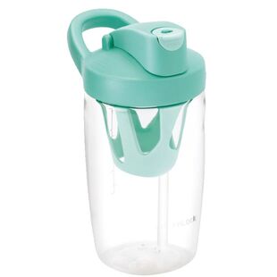 乐扣乐扣桑巴杯摇摇杯运动水杯女塑料杯子吸管健身奶昔蛋白质粉男