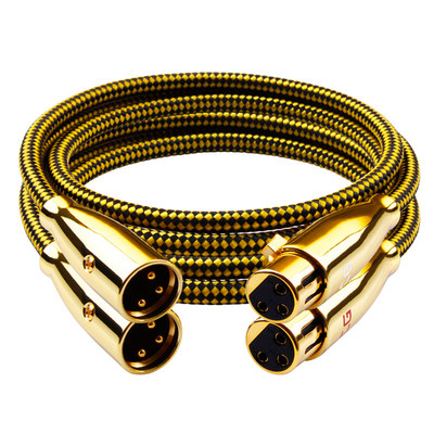 发烧xlr平衡线卡农cdHIFI话筒