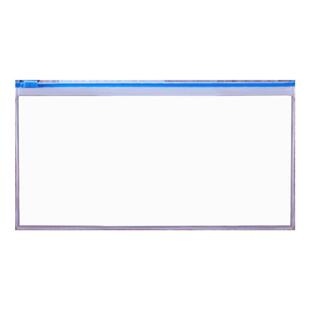 杰利中考透明笔袋考试专用文具袋a4高考文件袋塑料加厚防水插口资料袋A6票据袋B5拉边袋a5银行零钱包定制logo