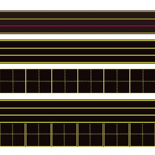 田字格磁力黑板贴生字格红线格磁性贴片软磁条磁吸铁自粘磁贴教学可移除英语文拼音田字格四线三格磁性黑板贴