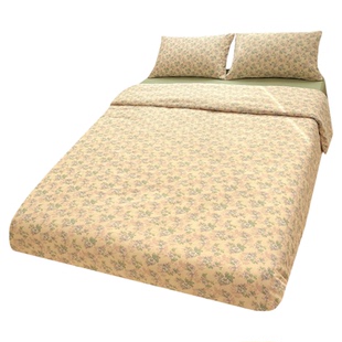 双层纱桃花A类超柔软婴儿级碎花单件纯棉床单被单可搭配三四件套