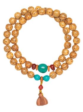 晶诗洛陈籽星月菩提复古手串