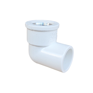 联塑PVC给水金属内牙弯头 内丝异径弯头32*25*20 1寸*6分*4螺纹牙