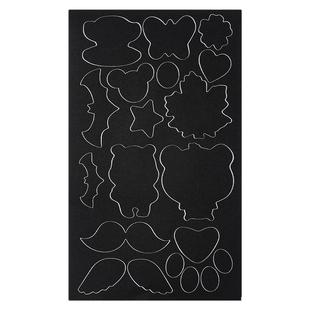 羽绒服补丁贴布贴黑色免缝自粘无痕高端补衣服贴修补修复破洞贴花