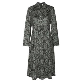 JAN AN NO简爱诺专柜秋冬新品女士收腰过膝印花连衣裙J2160103LQ