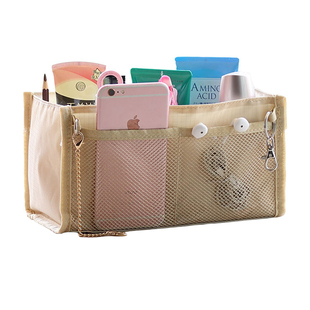 红蝌蚪包中包枕头包内胆包包内置袋化妆品包收纳整理包洗漱化装包