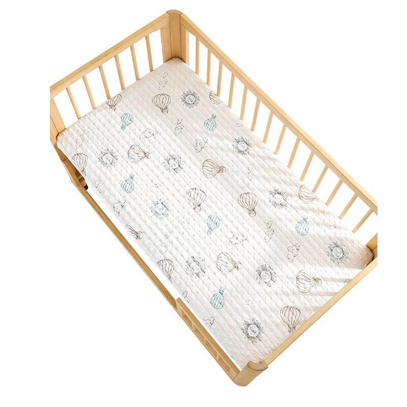 婴儿豆豆绒秋冬床笠幼儿园小床单