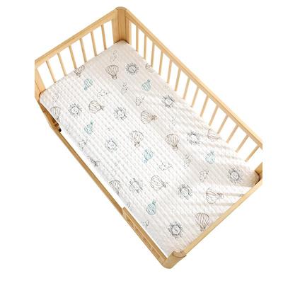 婴儿豆豆绒秋冬床笠幼儿园小床单