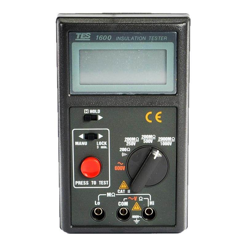 台湾泰仕TES-1600数字绝缘测试器仪 绝缘电阻测试仪兆欧表高阻计