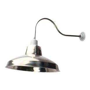 LED户外防水不锈钢灯罩马路弯杆灯复古路灯围墙壁灯大门口工矿灯