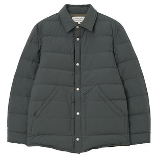 0130冬款Albert Explorer混炭灰色混浅灰色时尚休闲羽绒服