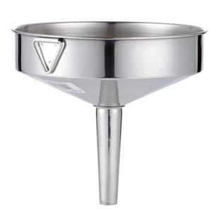 加厚不锈钢漏斗大口径小漏斗加油酒特大号灌装下料斗送过滤网家用