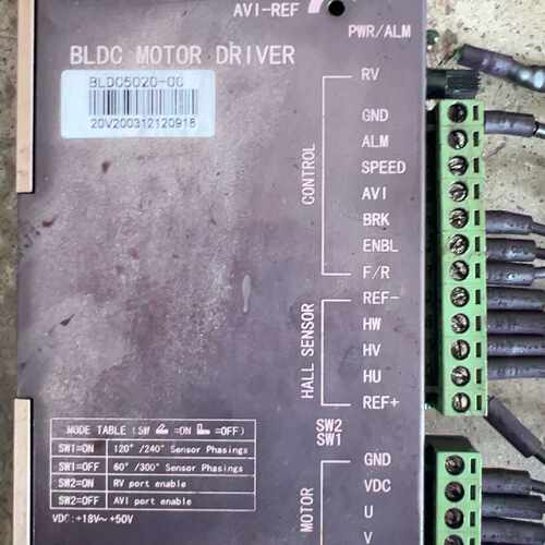 咨询后拍BLDC5020-0C无刷直流电机驱动器