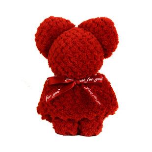 小熊毛巾伴手礼伴娘结婚回礼婚礼喜宴店庆促销小礼品不掉毛满月礼