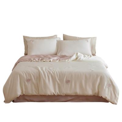 思百舍夏季凉感兰精天丝四件套