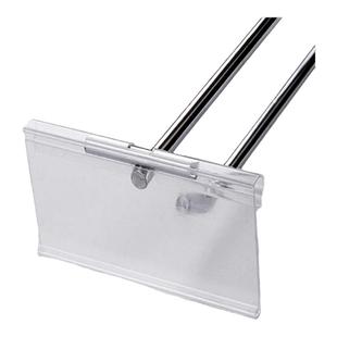 超市货架双线挂钩价格牌透明吊牌 商品物价标签便利店标签牌挂牌