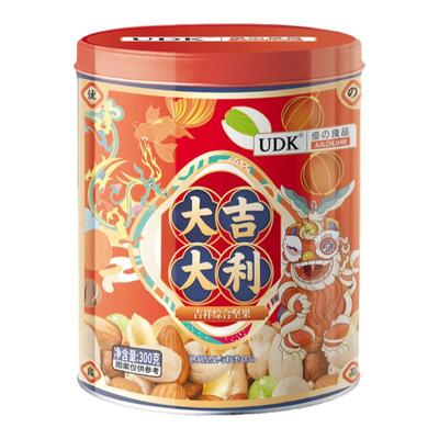 优之良品UDK年货礼盒大吉大利吉祥混合坚果袋装250g年货礼盒