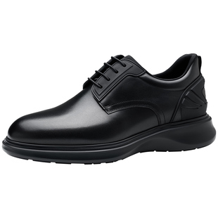 【商场同款】报喜鸟春秋新款男士运动皮鞋真皮英伦休闲防滑德比鞋