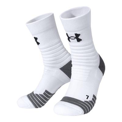 吸汗男士防滑篮球袜安德玛中筒