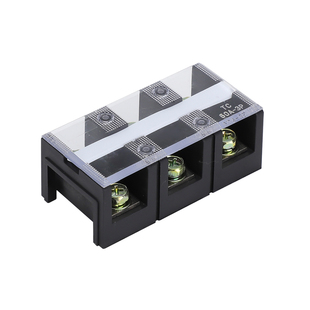 TC60/100/150/200/300/400A大电流接线端子排2/3/4/5P位铜接线柱