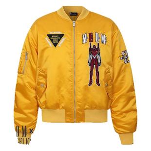 MEDM×EVA联名机体款MA1棉服男秋冬加厚保暖外套美式嘻哈棉衣女潮