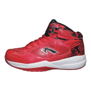 露友高帮篮球鞋男耐磨红色战靴缓震防滑学生便宜超轻便系带运动鞋