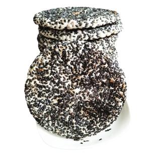 大鹏黑芝麻饼广西横县特产传统糕点手工新鲜制作薯蓉馅10个/包