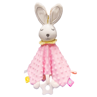 美国宝宝安抚巾三个月婴儿玩具可入口睡眠可啃咬新生的儿安抚神器