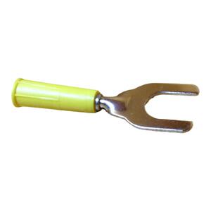 插头插座U型可插MM4香蕉插头接线端子 香蕉插座纯铜 U型内经10mm