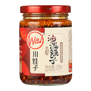 正宗川娃子油泼辣子230g拌面下饭菜辣酱麻辣拌菜辣椒油红油辣椒酱