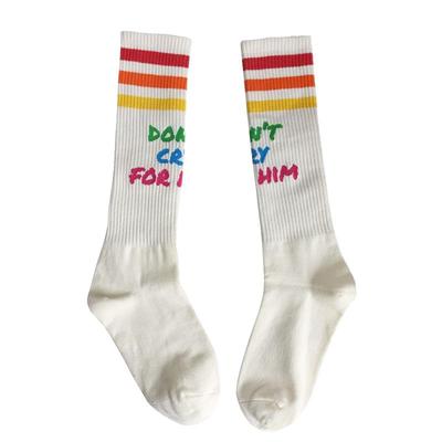 街头情侣学生少女小腿袜1双包邮