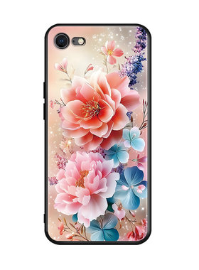 秋昊适用于iphone6手机壳苹果6s防摔iph0ne6s花卉A1688好看iPhine6唯美a1586春天i6保护套A1586硅胶pingguo6