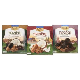 【部分临期】椰子卷泰国进口特产kingpower椰子卷办公零食年货节