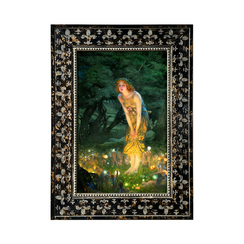 可可的画廊《仲夏夜之梦》魔幻夏天巴洛克复古中古风高级感装饰画