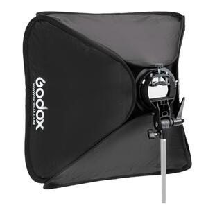 神牛80*80cm机顶闪光灯折叠柔光箱SFUV8080含S支架外拍摄影灯罩单反闪光灯柔光罩机顶柔光罩便携