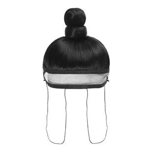 古装汉服一体网纱束发假发男明制网巾抹额懒人女假发套cos全头套