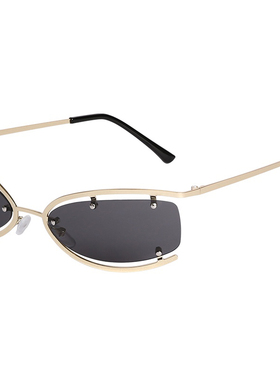 防晒猫眼个性金属超轻墨镜