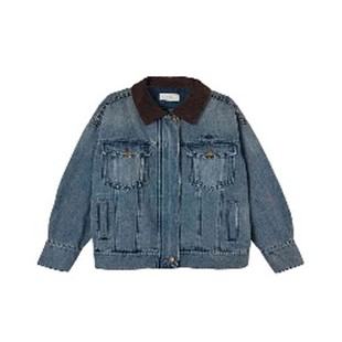 ICE DUST【编织领牛仔短夹克】设计师品牌 no退可换