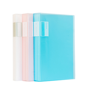 得力试卷收纳册A4资料册透明插页文件夹大容量加厚防水试卷整理神器乐谱册孕检册学生用奖状收纳册办公文具