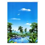 2025新款手拉式卷帘遮光卧室阳台卫生间厨房免打孔升降卷拉式窗帘