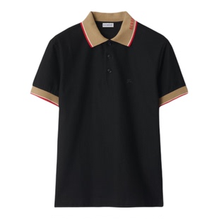 【24期免息】BURBERRY男装 徽标衣领棉质 Polo 衫 多色