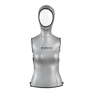 Bestdive 潜好 3毫米炫彩超滑带帽保暖背心 男女款潜水服湿衣水肺